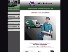 Tablet Screenshot of nowlogistics.com